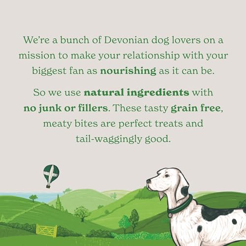 Forthglade Meaty Bites (4 x 70g Bags), Hypoallergenic & Grain Free Dog Treats with Chicken & Apple - Image 3
