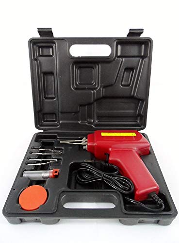 5pc 100W Soldering Gun Kit with Case Iron Solder Professional Style Sodering