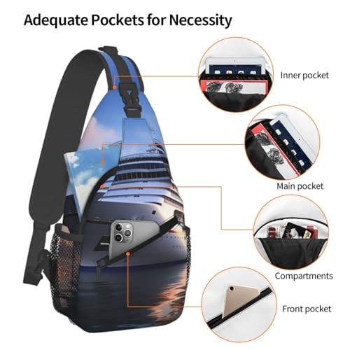 Mochila cruzada deportiva mochila para hombre y mujer miniatura 4