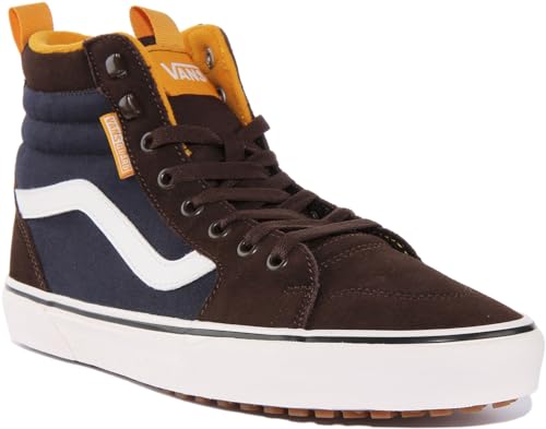 Vans Vans Unisex Filmore High Vansguard Shoes Lace-up Design Suede - Canvas Gray/Marshamallow/Brown 14.5