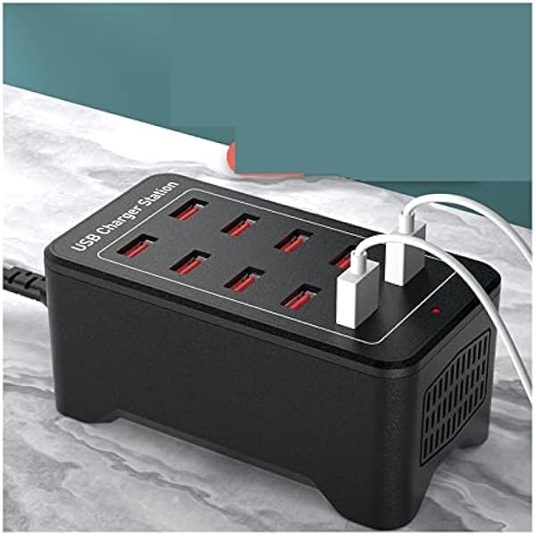 10 портов 12A 50W или 50W USB зарядное устройство HIGH STATION