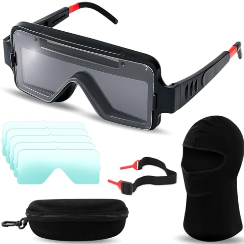 Tellegloww Auto Darkening Welding Glasses Set