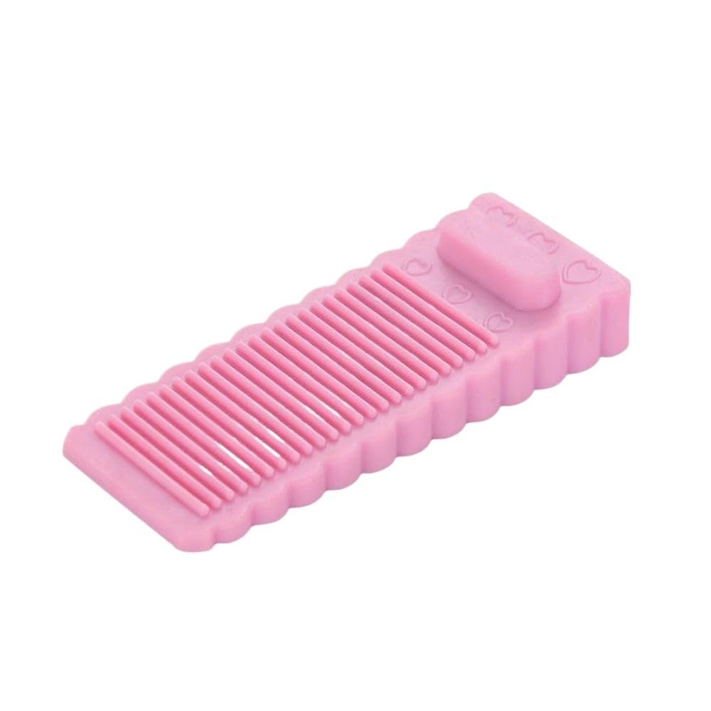 Door Stop 4PCS Safety Silicone Door Stop Block Wedge Rear Retainer Anti-Collision(Pink)