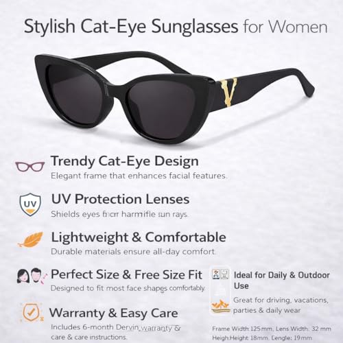 Dervin black sunglasses – image 6