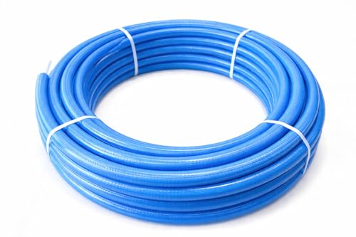 B teurobrecher Aluverbundrohr PEXB/AL 16x2mm 6mm Isolierung blau DVGW 50m