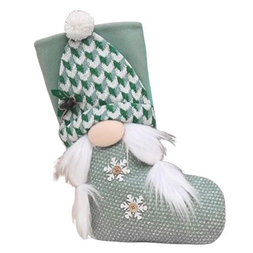 Dmuzsoih Calcetines de Navidad para Niños - Árbol Navidad Duendes Bonitos Calcetines - Bolsa Dulces Fiesta Snacks Repostería Mesa Monedas Puerta Ventana