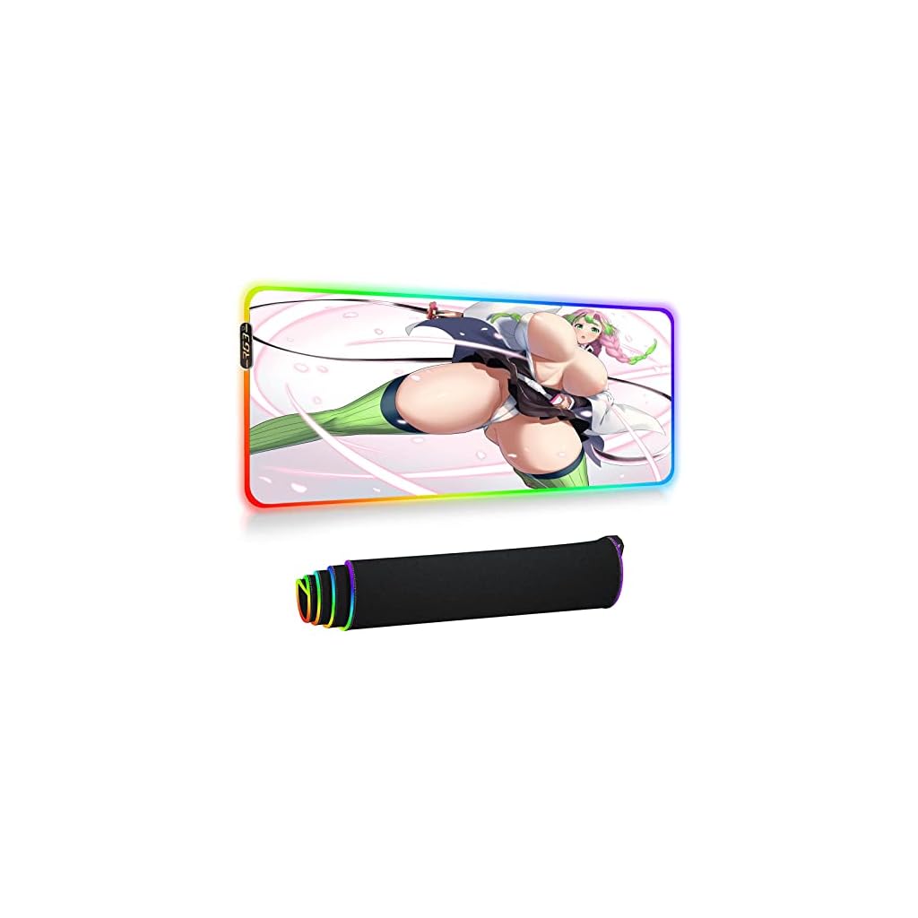Gaming-Mouse-Pads-Kanroji-Mitsuri-RGB-Anime-Mouse-Pad-Extended-Keyboard-Mouse-Mat-XL-Large-Led-Mousepad-Gamer-Lock-Edge-Home-Office-Gaming-Desk-Mat-1000X500Mm