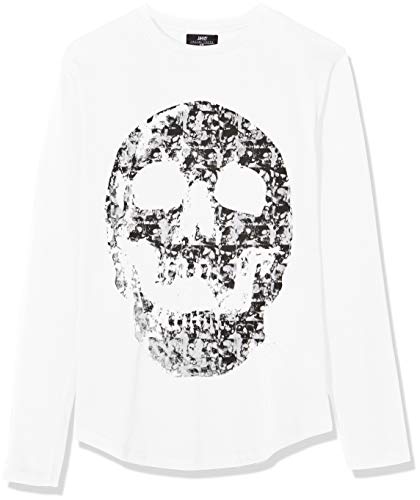 Inside 8CPLN30 Maglietta a Maniche Lunghe, Bianco