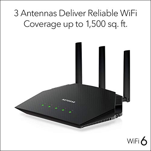 NETGEAR 4-Stream WiFi 6 Router (R6700AX) – AX1800 Wireless Speed (Up to 1.8 Gbps) | 1,500 sq. ft. Coverage (Renewed) - Image 7