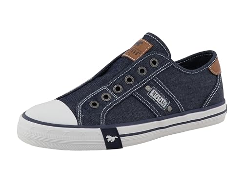 MUSTANG Sneaker Femme 26M0242008, Pointure:37 EU, La Couleur:Bleu