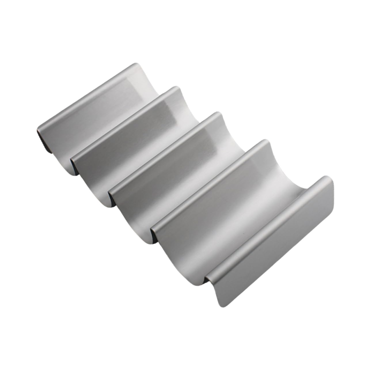 Garneck 1pc U Shaped Pancake Stand Taco Holders Taco Stand Rack Display Taco Truck Tray Burrito Tortillas Mini Tacos Mexican Taco Holder Taco Display Stand Taco Stands 430 Stainless Steel