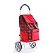 Zxb-shop-einkaufstrolleys Portable Folding Shopping Cart Startseite Aluminiumlegierung Warenkorb Supermarkt Lebensmitteleinkaufswagen