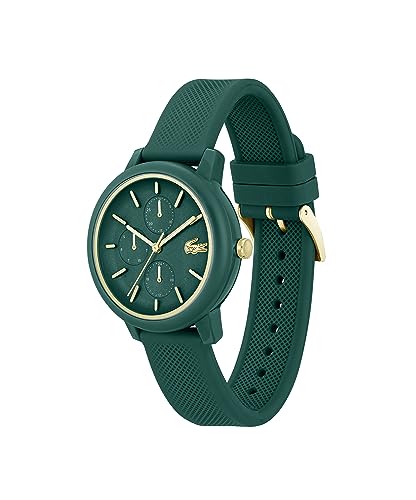 Image of Lacoste Analogue Multifunction Quartz Watch for Women LACOSTE.12.12 Multi Collection with Silicone Bracelet