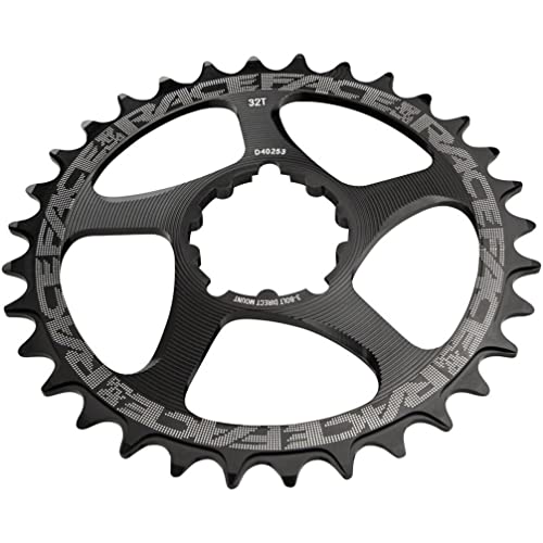 RaceFace 3-Bolt Direct Mount, 30T Chainring, 9-12sp, BCD: Direct Mount, 7075-T6 Aluminum, Black