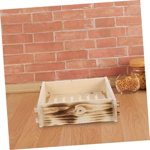 Bandeja japonesa rectangular de madera para sushi miniatura 5