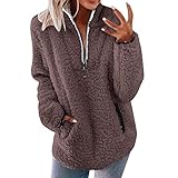 Fleecejacke Warm Lang Winterjacke Casual Trenchcoat Parka Coat Mode Coat Hybridjacke Damen-Tourenjacke Damen-Kapuzenjacke Hochwertiger Mantel Überwurf warm weich und kuschelig mit Kapuze