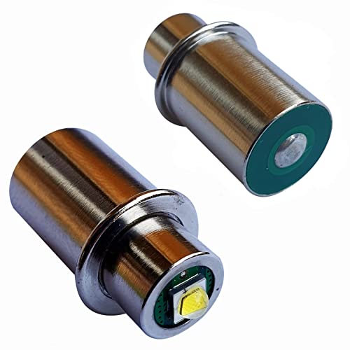 Apto para todo tipo de linternas magnéticas con bombilla LED de repuesto de 2 celdas de 3 W (para 2 celdas)