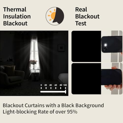 Rideaux géométriques isolant thermique et opaque à oeillets noir blanc