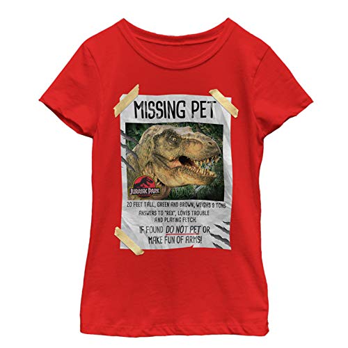 Jurassic Park Girl's Missing Pet T-Shirt