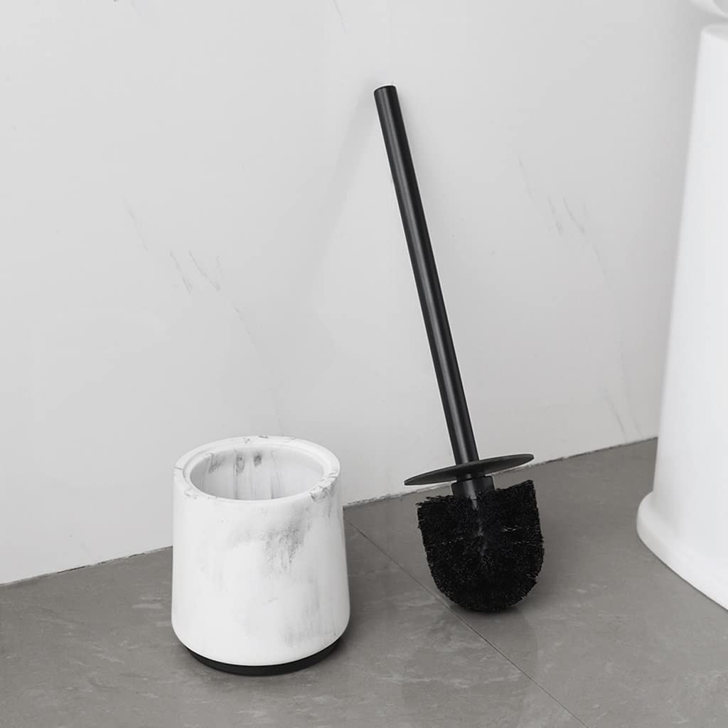 Escobilla Baño/Escobilla y Portaescobillas de Baño Escobillero for inodoro, cepillo for inodoro for el suelo del hogar, cepillo for baño de 360 ​​°, cepillo de limpieza sin ángulo muerto con cepillos