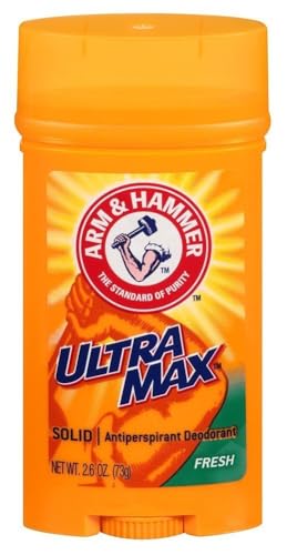 Arm & Hammer Deodorant 2.6 Ounce Solid Ultra Max Fresh (Wide) (76ml) (2 Pack) - image 1