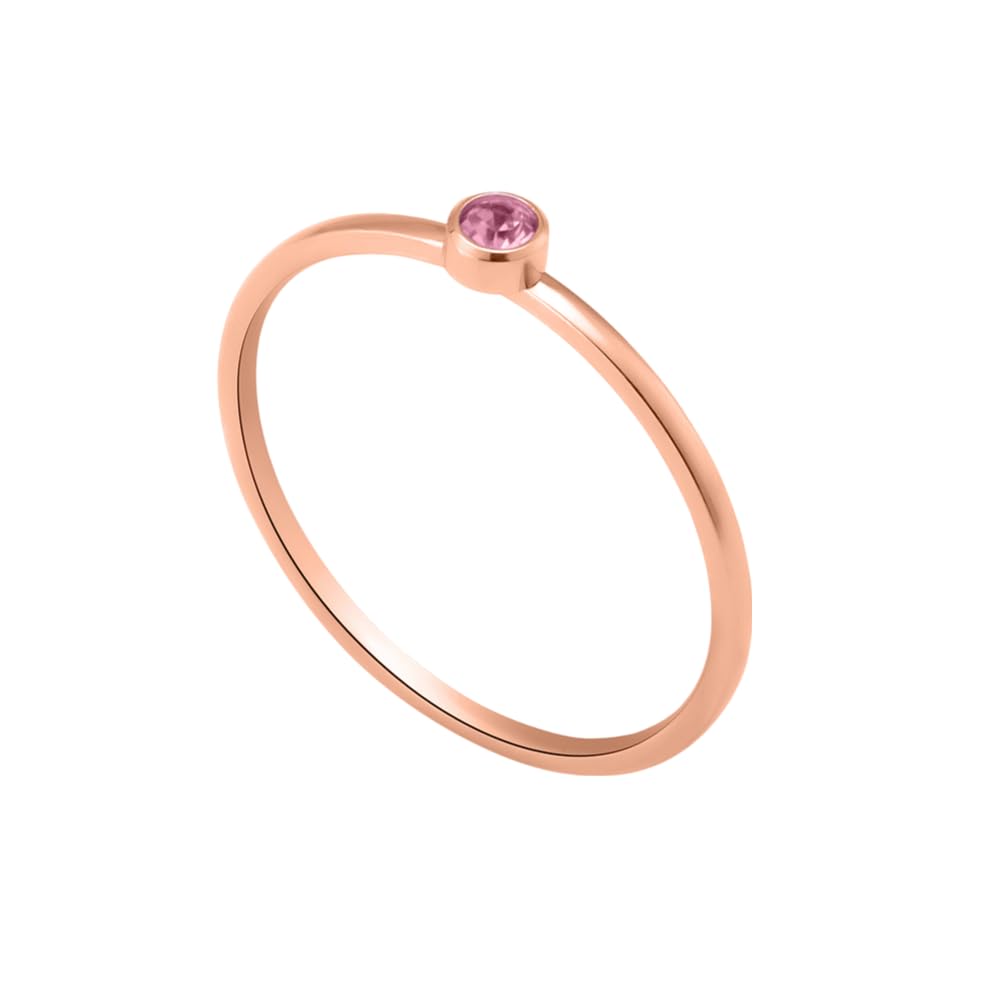 PALMONAS Cute Birthstone Ring | 18k Rose Gold Plated(Size-7) | |Gifts For Girlfriend |Gift For Women & Girls (B0DCW3RXJ1) Amazon Price History, Amazon Price Tracker