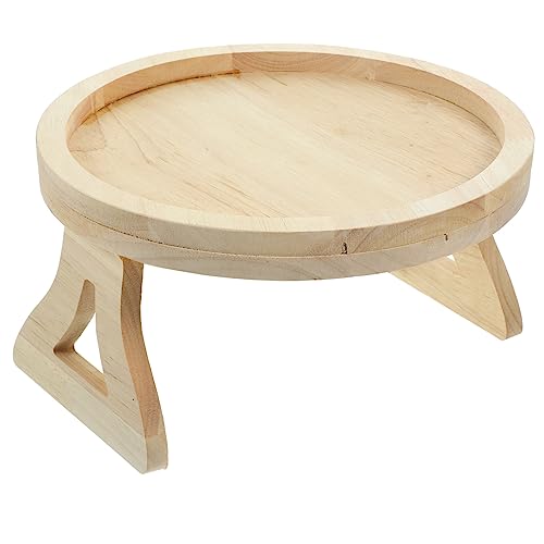Palet plegable de madera Alipis con clip de brazo para sofá gris 2