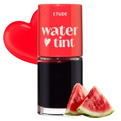 Image of ETUDE Dear Darling Water Tint - Watermelon Ade | Korean Lip Stain & Lip Tint for Hydrated Pink Lips, Smudge-Proof Long-Lasting Lip & Cheek Makeup | K-Beauty Gift, Stocking Stuffers