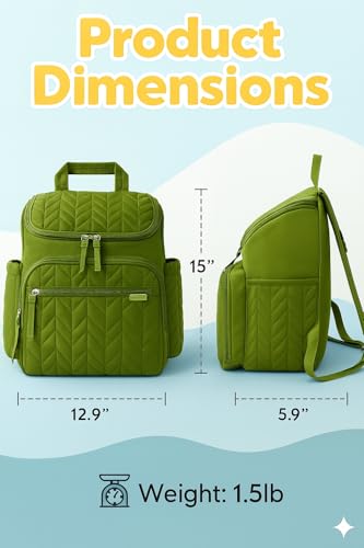 Image of Baby Diaper Bag | Diaper Bag for Mothers For Travel | Baby Bags For Mothers Carry | Baby Diaper Bag For Mother For Travelling | Lugguage Nappy Handbags with Changing Mat