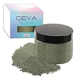 Ceya Mica Powder, 5.3oz/ 150g Olive Green Pearlescent Effect Colorant Pigment Powder for Epoxy Resin, Tumblers, Slime Bath Bomb, Soap Dye, Slime, Candle, Resin Crafting, Paint, Jewelry, Nail Polish