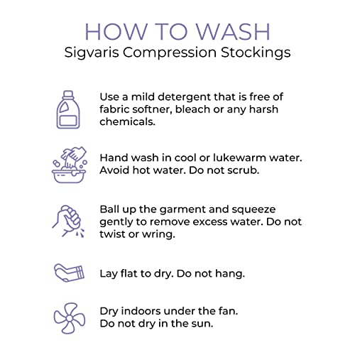 Image of SIGVARIS Medical Compression Stockings - Cotton - Class 2 - Below Knee length - For Men and Women (XL - Long)