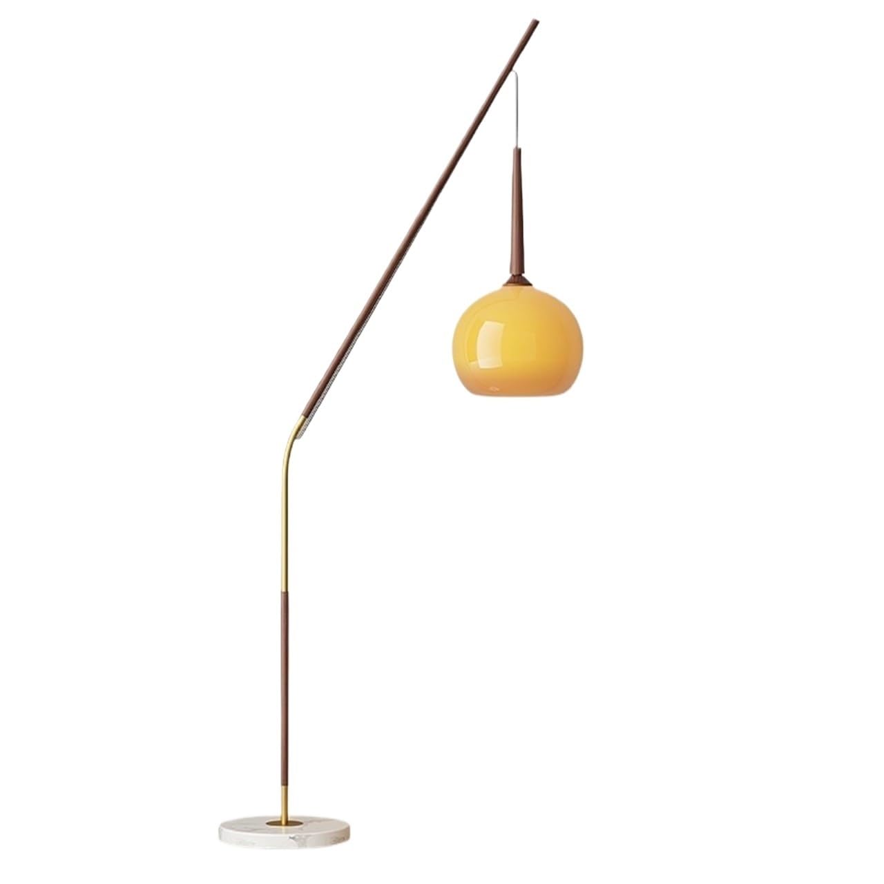 AZHKJKZH Floor Standing Lamp Nordic Living Room Floor Standing Lamp Vintage for Sofa Bedroom Living Room(Bruin)