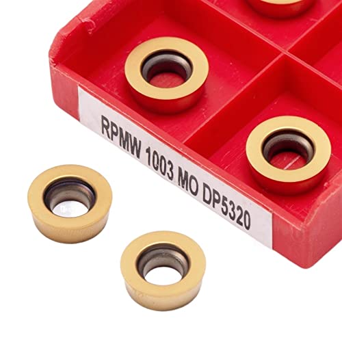 Metal indexable Turning Blade 10PCS RPMW1003 MO DP5320 Turning Insert Lathe Tool Machine Tool Milling Carbide Inserts Indexable Tool