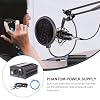 DECHOUS 48v Random Color Phantom Power Supply for Condenser Microphone USB with Balanced Low-voltage Power for External Audio Equipment and Music Recording #2