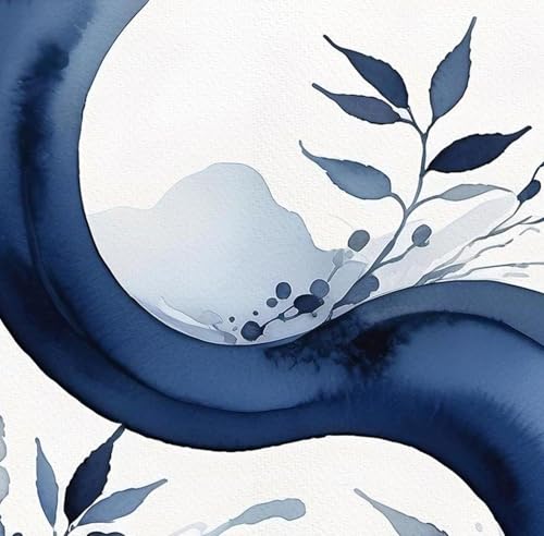 Décoration murale bleue Matisse pour habiller un mur blanc vide