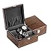 SCDZS Reloj Buzón de Almacenamiento Walnut Wooden Watch Box Organizer for Hombres Mercado Mecánico Reloj Pulsera Caja Caja Regalo (Color : A, Size : 9 * 19 * 19CM)