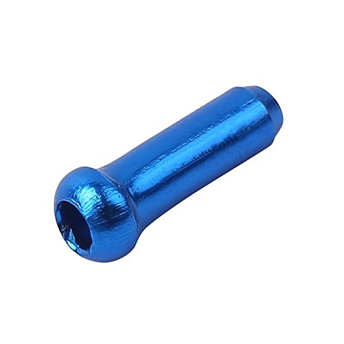 50Pcs/Lot Aluminum Alloy Mtb Bike Bicycle Brake Cable Tips Crimps Bicycles Derailleur Shift End Caps Core Inner Wire Ferrules #TOP1