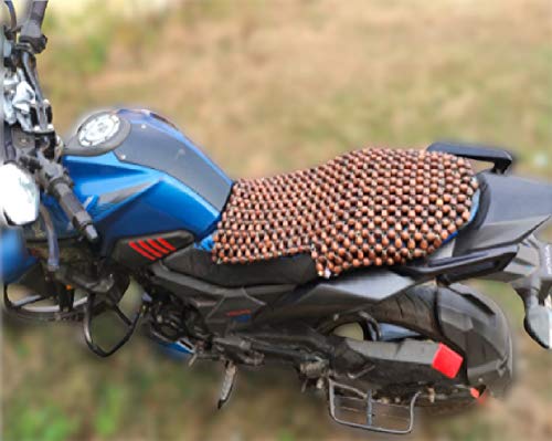 Q1 Beads Acupuncture Wooden Beads Bike Seat Cover 1 Count - Image 3
