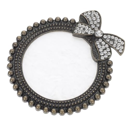 KESYOO ネイルアートディスプレイトレイ 大理石トレイ ネイルアートカラーミキシングホルダー ネイルアートディスプレイツール 爪の色 絵画トレー アート顔料プレート 亜鉛合金 Black