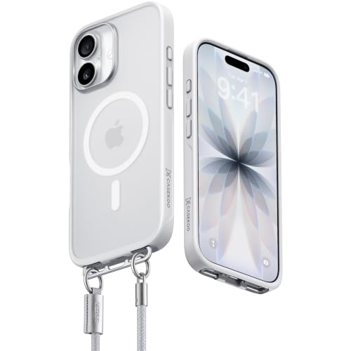 CASEKOO Linkoo Matte Magnetic Case for iPhone 17, White