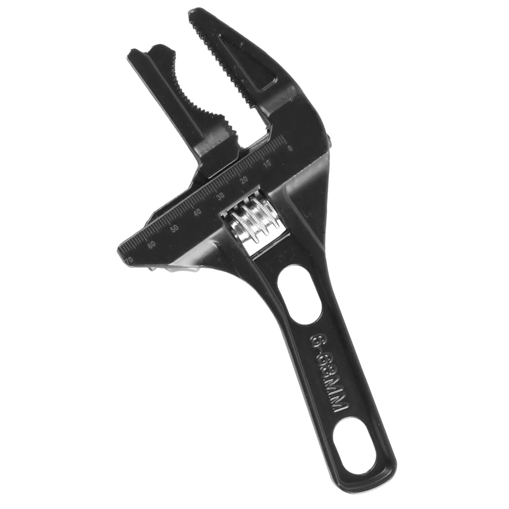 Muiltvoe Adjustable Monkey Wrench Monkey Wrench Tool Crescent Wrenches Tools Break Resistant Adjustable 20cm for Plumbing Tasks Tightening Bolts