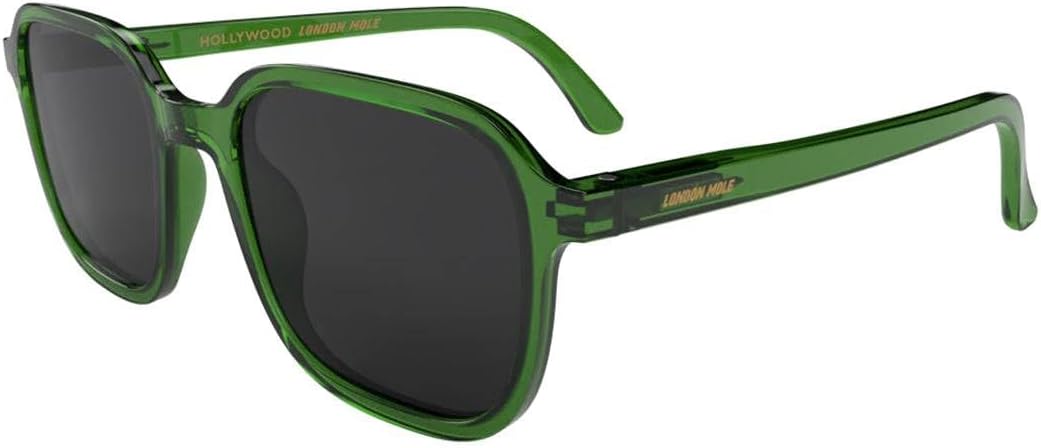 LONDON MOLE® Hollywood sunglasses | Cool square shaped glasses | Men’s Women’s Unisex | Spring hinges