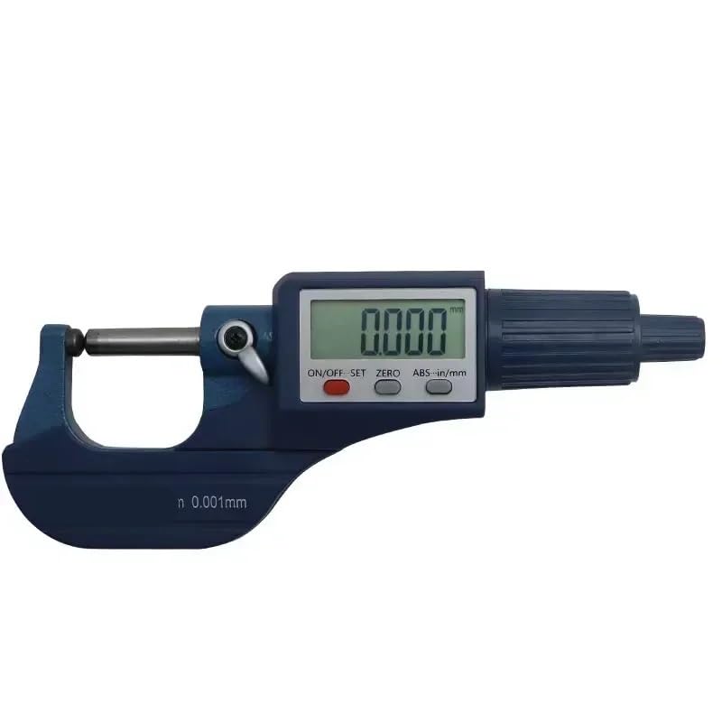 Double Round Head Tube Outer Diameter Micrometer 0-25/25-50/50-75/75-100 mm Digital Micrometer Tool(0-25mm)