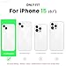 ORNARTO Compatible with iPhone 15 Case 6.1, Slim Liquid Silicone 3 Layers Full Covered Soft Gel Rubber Phone Case, Anti-Scratch Shockproof Protective Cover 6.1 Inch, Black