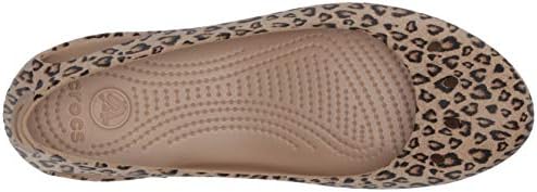 Crocs Women's Kadee Leopard Print Casual Dress Shoe|Comfort Fashion Flat Ballet 5 Crocs Women's Kadee Leopard Print Casual Dress Shoe|Comfort Fashion Flat Ballet