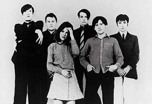 Póster fotográfico de Pulp: Retrato de Jarvis Cocker y banda rock inglés, 11x16