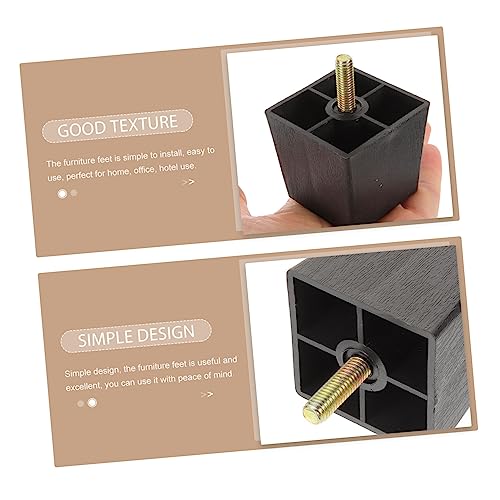 Mesa ajustable de repuesto con patas para muebles elevadoras de plástico resistente DOITOOL 8