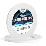 TSSART Ultra-Thin Permanent Double-Sided Tape - Double Sided Adhesive Sticky Tape for Arts, Crafts,