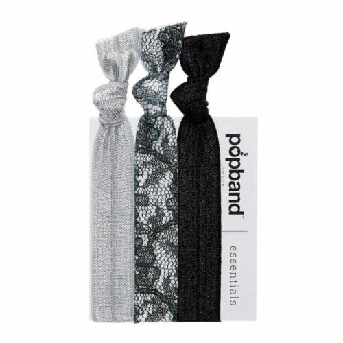 Popband London | Hair Tie | Lace | For All Day and Night | No Hair Crease | No Hair Damage | 4 Pc