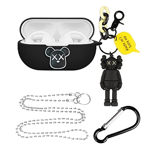 SONOB For Ambie AM-TW01 ケース カバー ソニー ワイヤレス イヤーホン 用 シリコーン 保護カバー Bluetooth ヘッドセット 全面保護ケース 傷防止 落下防止 耐衝撃 創造性 おしゃれ 人気 かわいい 漫画 ソフトカバー a